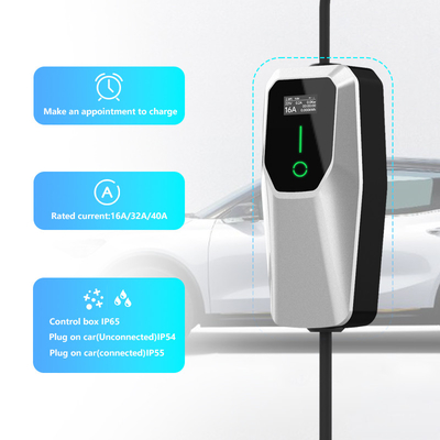 3.5kW 7kW 11kW Ev-Ladegerät Portable Ladestelle IP65 wasserdicht