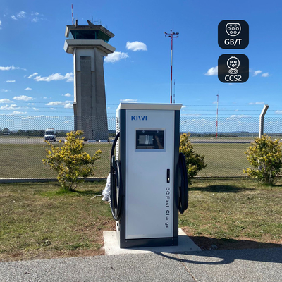 Ccs 60kw Dc Schnellladegerät Außen öffentliche EV-Ladestationen ISO15118 DIN70121