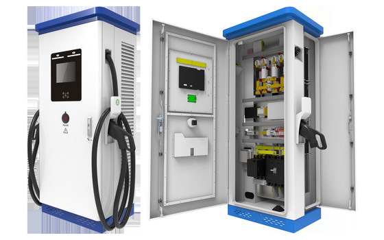DC 240kW DC Schnellladestation Hafen Pile CCS2 7in Touchscreen FRID IP54