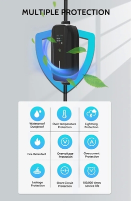 3.5KW 7KW 11KW Wechselstrom Stecker Ladung EV Home Level 1 2 Ev Ladegerät Home Mobilfahrzeug