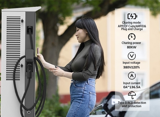 Zuhause Ev Dc Schnellladestation 200V-1000V AC380V 50/60Hz