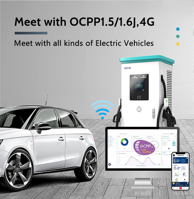Werbebildschirme öffentliche kommerzielle Gleichstrom-EV-Schnellladegerät 180KW 240KW