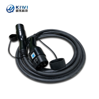 UL94-V0 Flammenklasse 16A-32A Typ 1 bis Typ 2 EV-Ladekabel für Elektrofahrzeuge