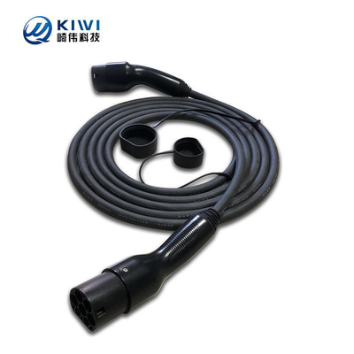 UL94-V0 Flammenklasse 16A-32A Typ 1 bis Typ 2 EV-Ladekabel für Elektrofahrzeuge