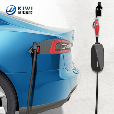 KIWI GBT Typ 2 Elektrofahrzeug-Schnellladestation 16A Portable EV-Ladegerät für BYD