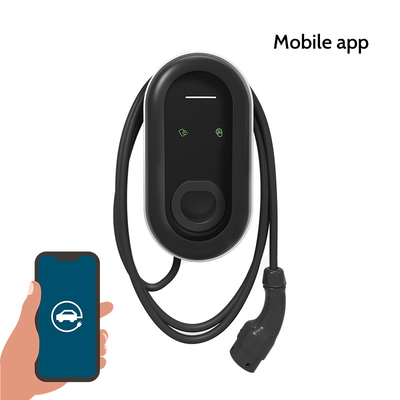 7KW Smart EV Ladestation mit Isolationsdetektion und Stecktemperaturdetektion