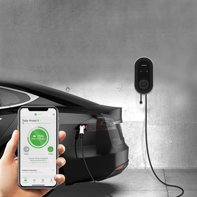 7-11KW wandmontierte EV-Ladegerät für RFID-Start und Punkt-zu-Punkt-Kommunikation