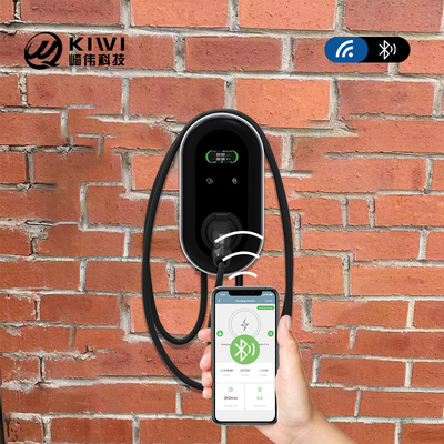 11kw Drei-Phasen-Typ-2-EV-Ladestation mit RFID-App und AC-Leckenschutz