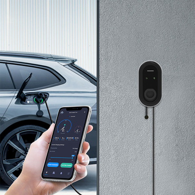 RCD-Leckenschutz IP54 5KW 22KW Wechselstrom-EV-Ladestelle für Tesla im Vergnügungspark