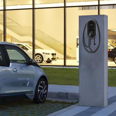 Wandmontierte/Säulen KIWI 22KW Schnellladegerät für Elektrofahrzeuge für 380v Eingangsspannung und Kabel Typ 1 2
