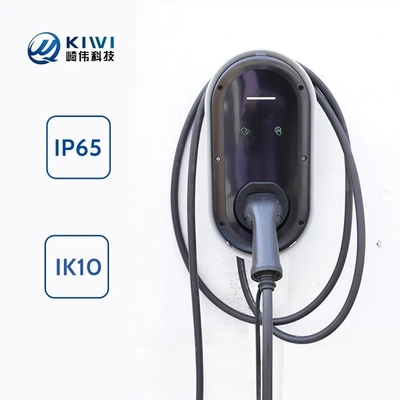 7 kW Ladegerät für Elektrofahrzeuge der Stufe 2 mit Ev-Stecker des Typs 2 und Wandinstallation