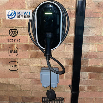 GBT Steckdose 1 Phase AC Level 2 EV-Ladestation mit 7KW Ausgang und Spannungsüberwachung