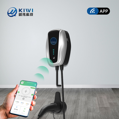 50Hz±10Hz Netzfrequenz Typ 2 EV-Ladestation mit Kiwi Mini Ocpp 7kw Wandbox
