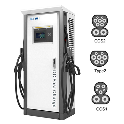60 kW 120 kW Ausgangsstrom CCS2 Chademo Typ2 EV Gleichstromladestelle für Elektrofahrzeuge