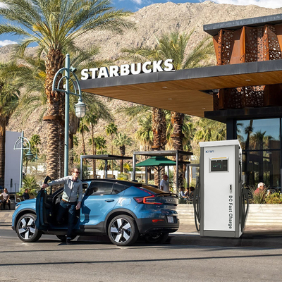 RS485 Anschlusstemperaturerkennung 60KW Gleichstrom-EV-Ladegerät für BMW iX3 Typ 2 Ladestelle
