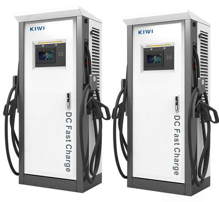 120kw CCS1 CCS2 Auto Chademo EV Gleichstrom-Schnellladestation mit 50Hz±10Hz Netzfrequenz