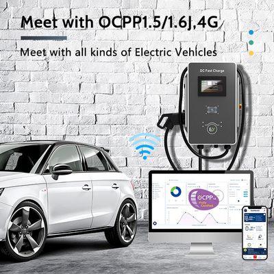 30kW Fast SmartDC EV-Ladegerät mit 50Hz±10Hz Netzfrequenz- und Leckenschutzschalter