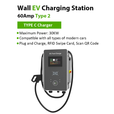 30 kW/40 kW Ladegerät für Elektrofahrzeuge für Vergnügungsparksparkplatz RS485 Kommunikation