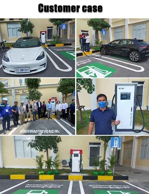60KW 120KW Gleichstrom-Schnellladestation für Elektrofahrzeuge mit Steckerladestelle