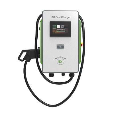 Gleichstrom-Wallbox-Ladegerät 30kW 40kW Autos CCS 40A Fast EV-Ladegerät 600V Netzfrequenz 50Hz