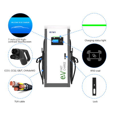 OEM ODM EV Chatger CCS Chademo Stecker 80kW 120kW 150kW 60kW Elektrofahrzeug Supercharge EV Ladestelle