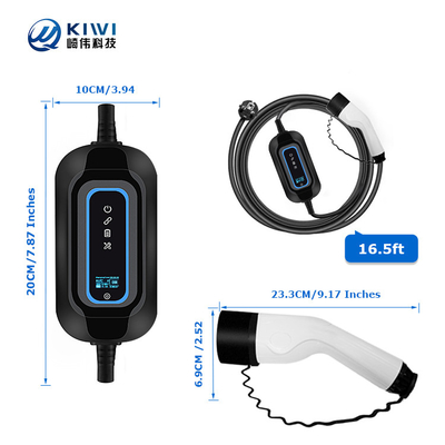 Portable Home Electrical Car Charger Typ 2 3.5kw AC EV Ladestation Portable EV Ladegerät