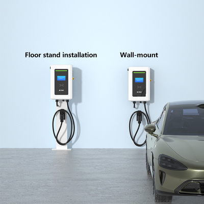 OEM Elektrofahrzeug DC Schnellfahrzeug öffentliches EV-Ladegerät Wandbox 20kW 30kW 40kW Chademo CCS CCS2 2 Einzelgeschütze EV-Ladestationen