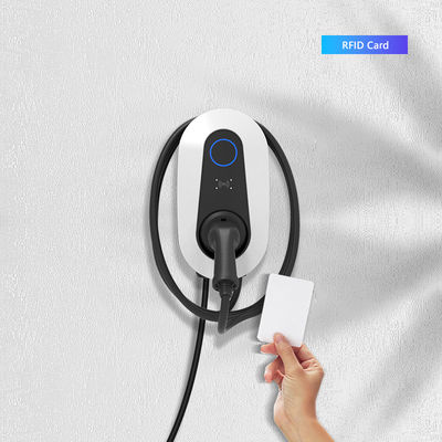 7 kW Wechselstrom-EV-Ladegerät mit Typ-1-/Type-2-/GB/T-Stecker und RFID