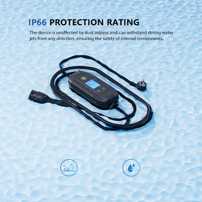 3,5kW tragbares EV-Ladegerät mit Typ-1-Stecker IP67 16A Ausgang